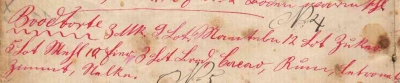 &quot;Brodtorte 3Mk. 9 Lot Mandeln 12 Lot Zucker 5 Lot Mehl 10 Eier 3 Lot Brod, Cacao, Rum, Cetronat, Zimmt, Nelken&quot;